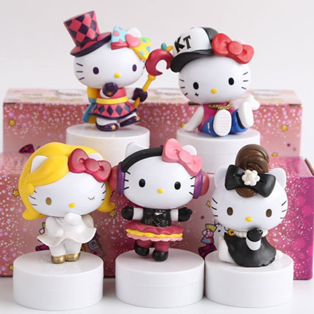 Sanrio 40th Anniversary Hello Kitty Figure Set 5PC
